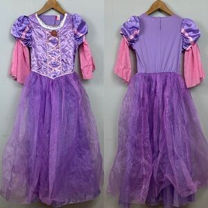 Disney Rapunzel Princess Costume Dress Sz 8-10